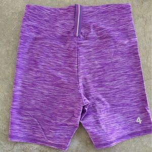 Women's Purple Athletic Shorts